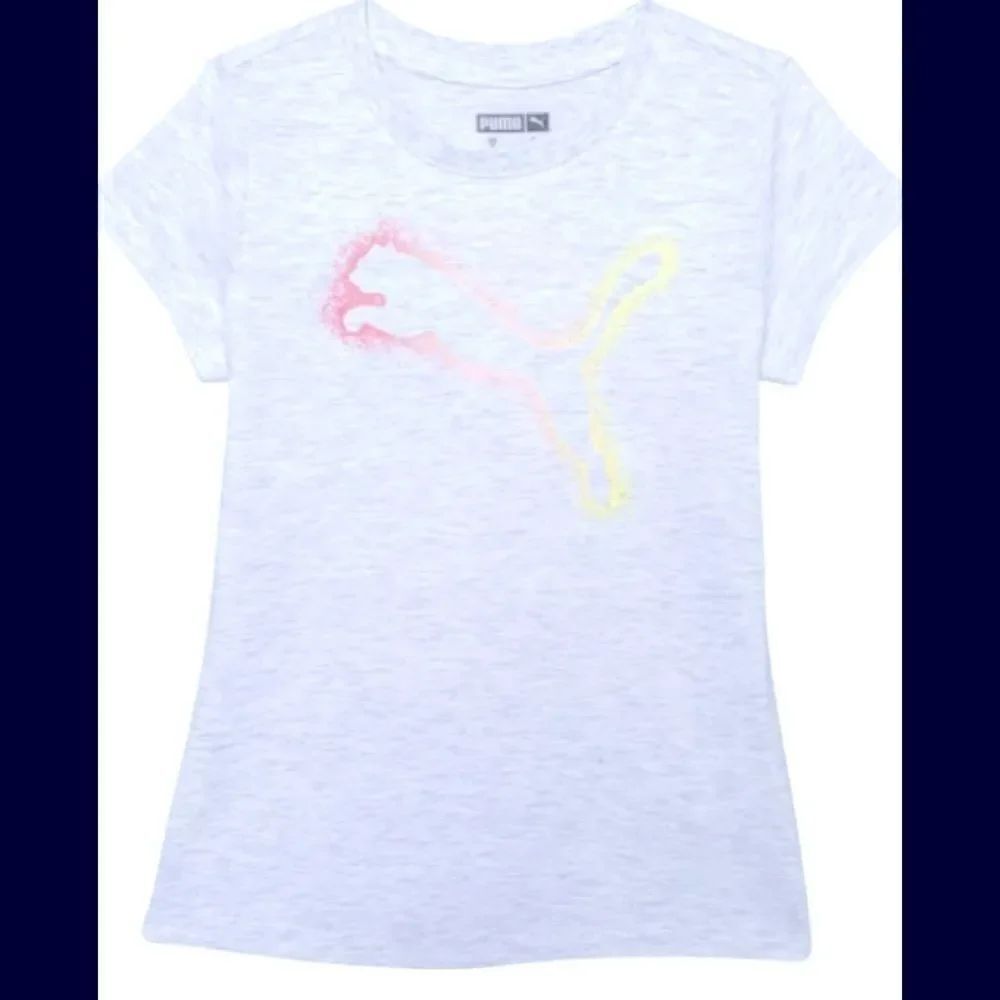 🛍Puma Rebel Logo Girls Graphic T-Shirt short sleeve